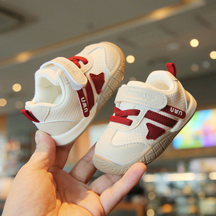 品牌宝宝学步鞋关键儿童软底鞋0一1岁机能鞋婴幼儿秋透气新运动鞋