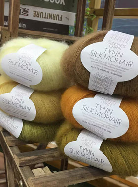 SANDNES TYNN SILK MOHAIR挪威进口马海毛毛衣围巾手编线