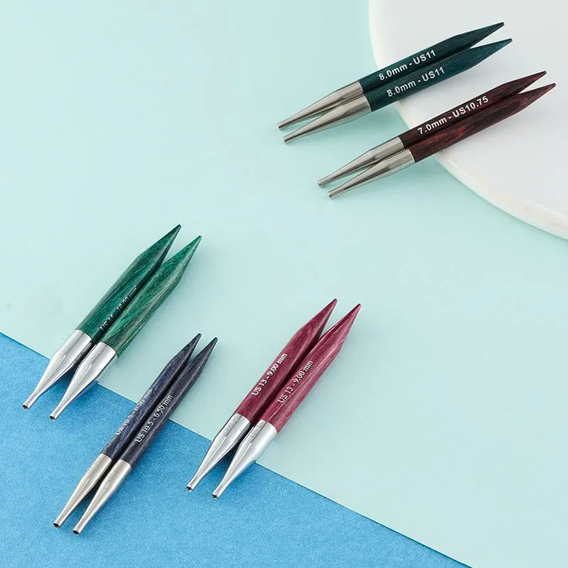 进口编织工具Knitpro Dreamz彩色桦木可拆针头毛衣针毛线针环形针