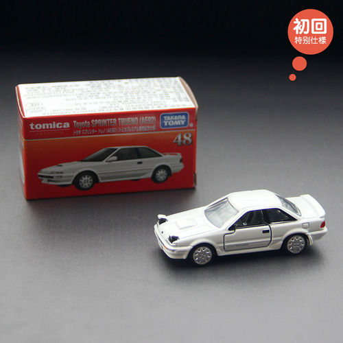 TOMY/多美卡仿真合金小汽车旗舰版黑盒TP48号丰田AE92跑车995371