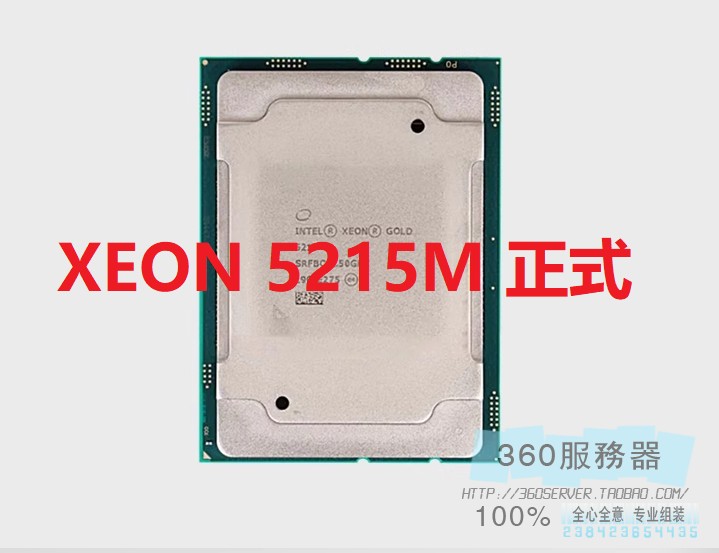 英特尔Xeon 5215 5215M 5215L 2.5G 10核20线程服务器CPU处理器