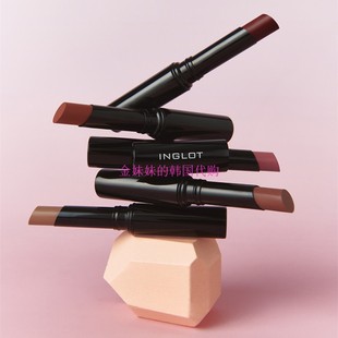 韩国代购Inglot Slim gel lipstick保湿水润唇膏口红Happyrim