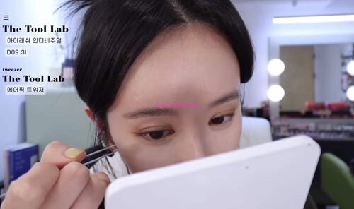 不锈钢眉钳眉毛睫毛夹镊子