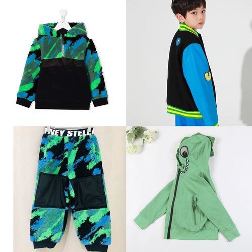 【实体清仓】Stella Kids童装男夹克连帽拉链外套卫衣裤子加厚