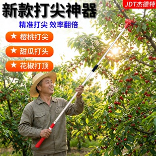 新款打尖神器樱桃摘心打水叉花椒甜瓜打头打顶机打头神器电动剪子