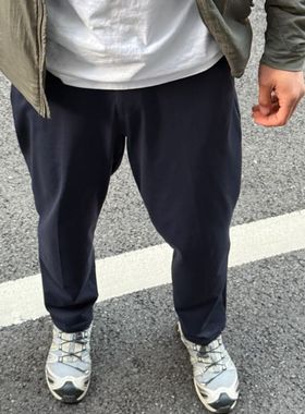 男女装速干高弹力窄口九分裤运动裤超弹省心裤476606