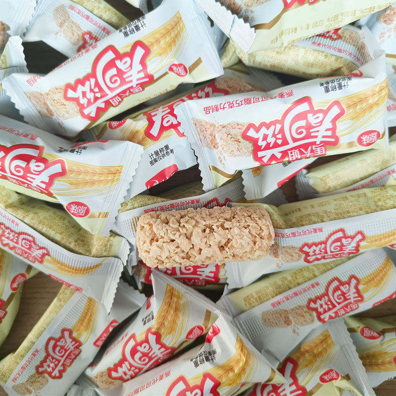 马大姐麦可滋燕麦巧克力棒散装500g代可可脂原味休闲零食品