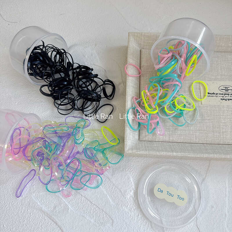 奶油色系扎头发绳LittleRan