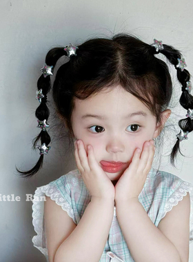 Little Ran儿童发饰韩版简约星星发夹女童甜美可爱宝宝头饰