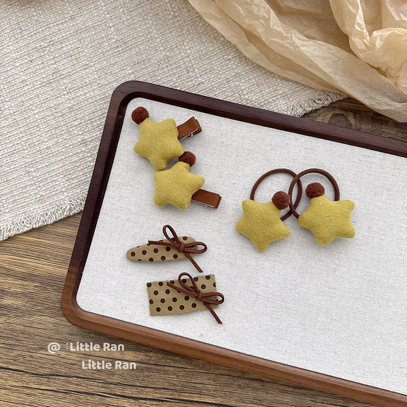 秋冬新款儿童发夹女童可爱侧边夹