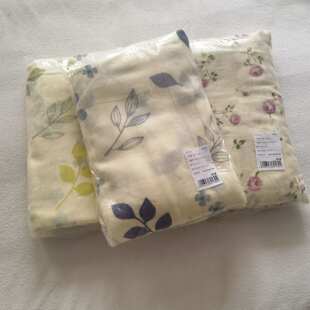 出口日单纯棉纱布被套单件150x210柔软贴身轻薄透气吸汗单人碎花