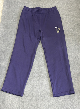 Nike 耐克男冬季宽松运动休闲舒适加绒保暖直筒长裤 FV8590-555