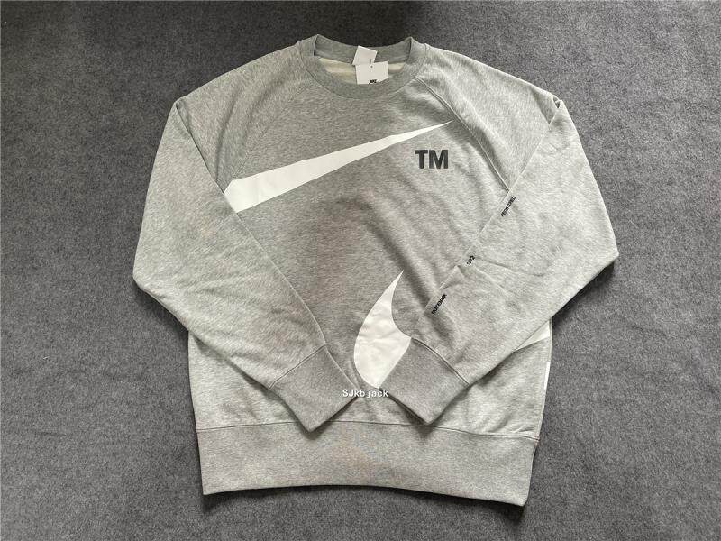 Nike耐克卫衣男LOGO勾子运动休闲针织宽松圆领套头衫DD6097-063