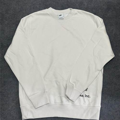 Nike 耐克男秋冬加绒保暖运动休闲针织圆领卫衣套头衫DX0782-030
