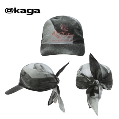 KAGA弧檐头巾包头帽日常造型男女