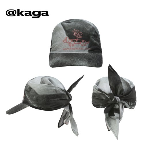 KAGA弧檐头巾包头帽日常造型男女