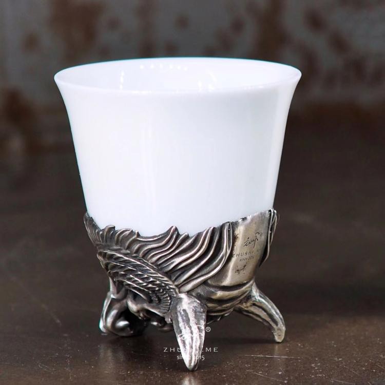 暗黑骷髅原创个性主师银瓷