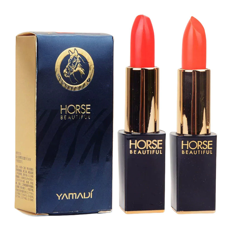 亚玛迪绮丽奢华马油温变口红持久上色不沾杯补水滋润温感变色唇膏