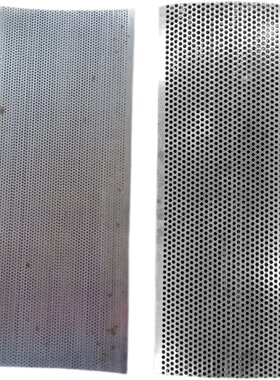 350型粉碎机筛网冲孔网多功能玉米棒子磨粉机筛片罗底原装420500