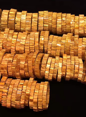 天然钛晶花手排原矿猫眼发晶手牌板钛金发晶顺发宽版手镯男女款