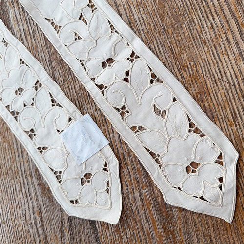 外贸出口原单长条桌旗窗帘绑带