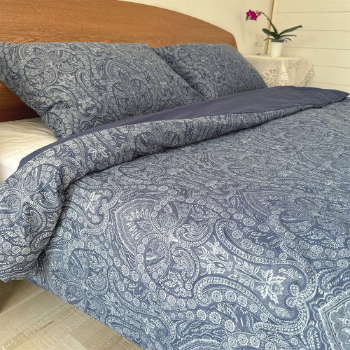 出口外贸纯棉提花双人被套200230