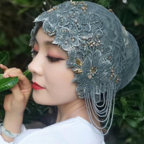 纯手工流苏帽包头帽子时尚盖头