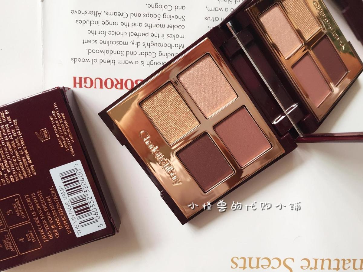 英国Charlotte tilbury CT四色眼影盘DV/pillow talk/exaggereyes