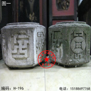 石雕柱基青石老石墩石雕石墩柱顶墩石圆桌墩茶艺坐墩石鼓门鼓摆件