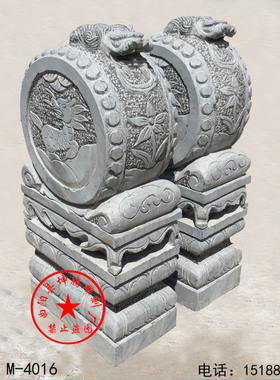 做旧门口摆件仿古青石