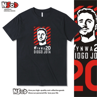 利物浦球星短袖衣服足球迷半袖