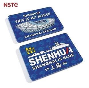 【NSTC原创冰箱贴】上海申花周边中超亚冠主队 球场文创足球