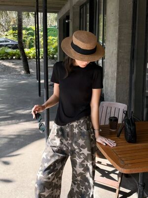 2026春季新款Dress Queen正品圆领净版短袖T恤女修身显瘦上衣