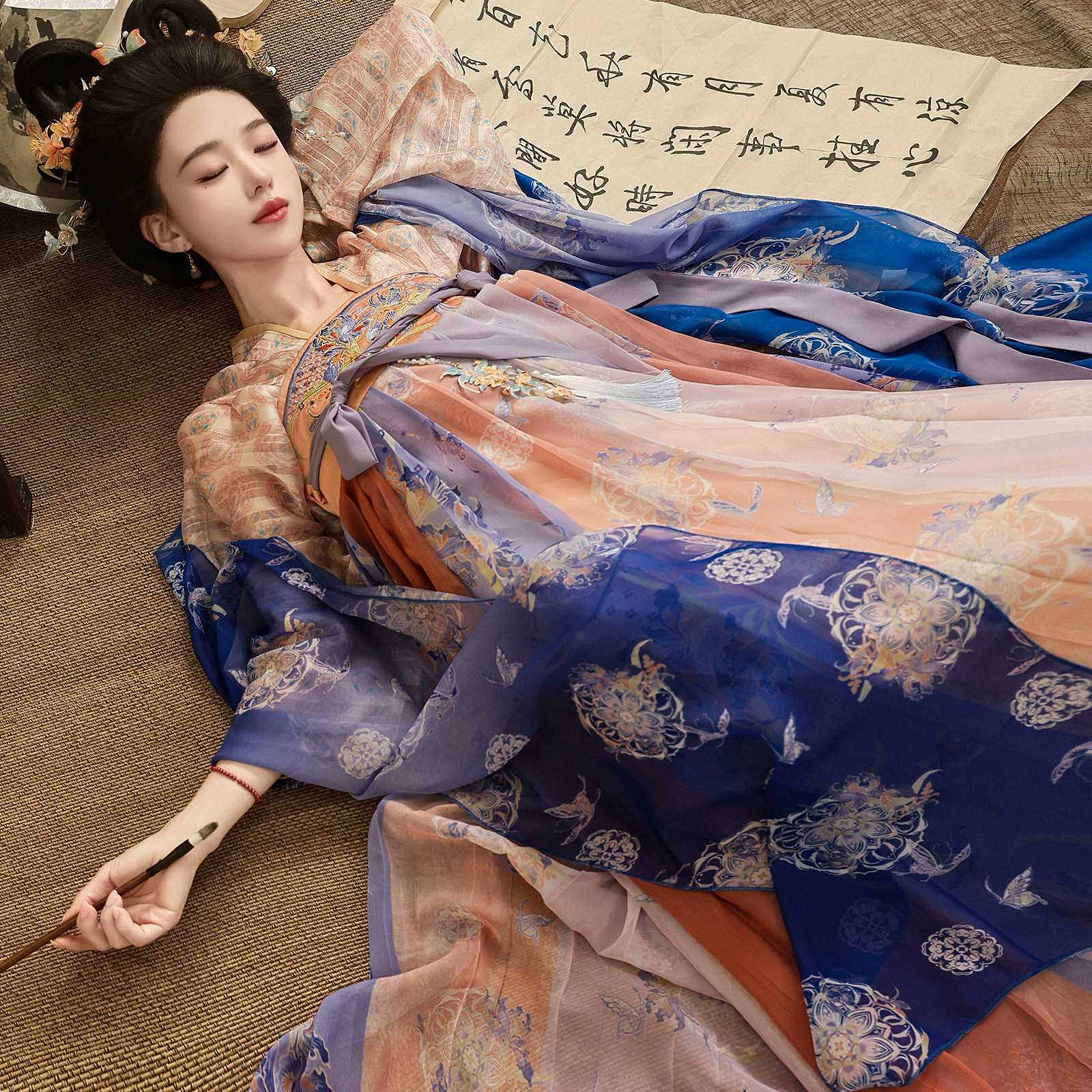 素羽华裳盛唐绮梦 原创唐制汉服女齐胸襦裙 复原风仙气飘飘新款夏