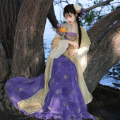 素羽华裳 套装 浮光 原创唐制汉服女齐胸襦裙复原风日常仙气春夏款