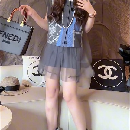 小众设计感蕾丝拼接网纱衬衫2025夏季新款韩版宽松欧货女装上衣潮