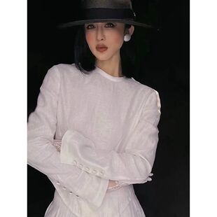 高腰阔腿裤两件套潮2026韩版时尚休闲运动套装女夏季圆领长袖T恤