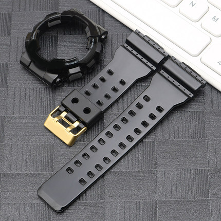 适配卡西欧5146黑金表壳表带GA-100 110GB 120 GAX GD120 140配件