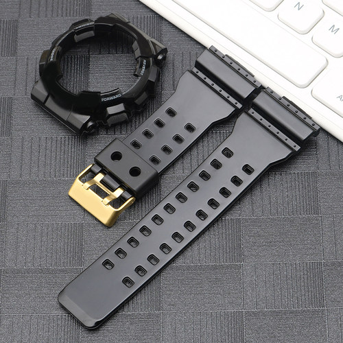 适配卡西欧5146黑金表壳表带GA-100 110GB 120 GAX GD120 140配件