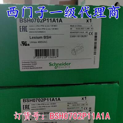 BSH0702P11A1A/BSH1001M11A1A施耐德全新原装伺服电机现货