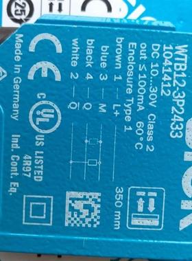 SICK西克光电传感器WTB12-3P2433全新原装1041412*现货*