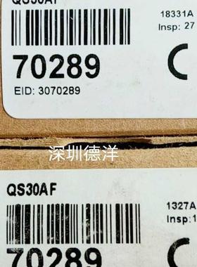 全新原装进口美国BANNER邦纳QS30AF传感器正品现货70289