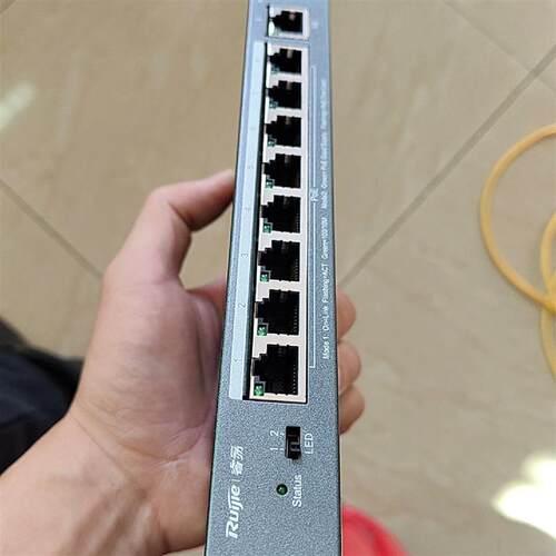 RG-ES209C-P 锐捷9口百兆POE交换机 监控供电交换机询价