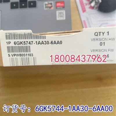6GK5744-1AA30-6AA0西门子全新原装现货6GK5744-1AA30-6AA0