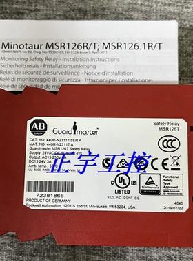 MSR126T继电器440R-N23117美国AB原装进口全新现货