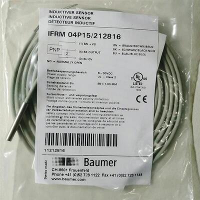 Baumer堡盟 IFRM 04P15/212816 电感式接近开关全新原装正品*现货