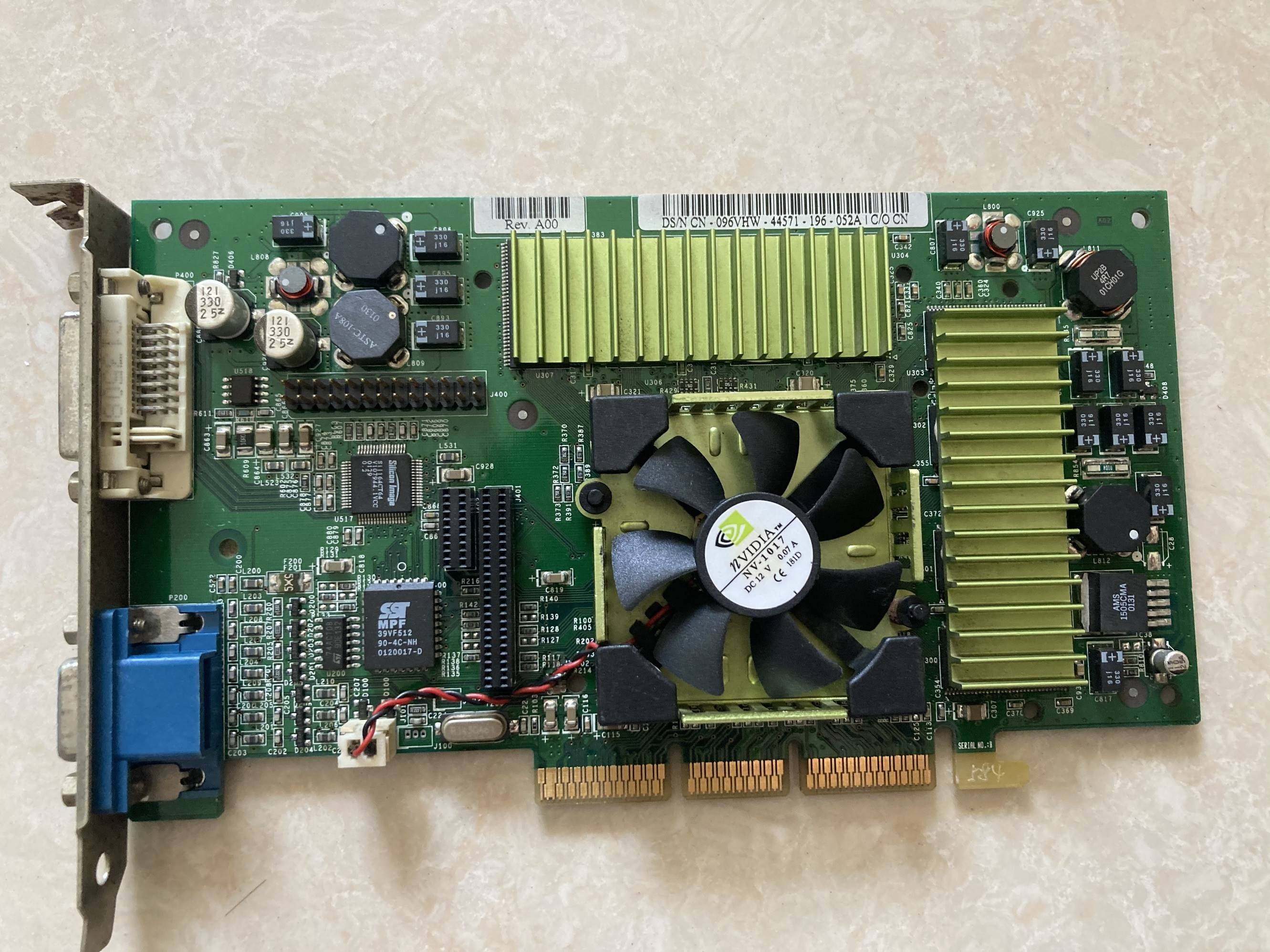 丽台 quadro4 380 xgl agp专业显卡 拆机 实物 现货议价