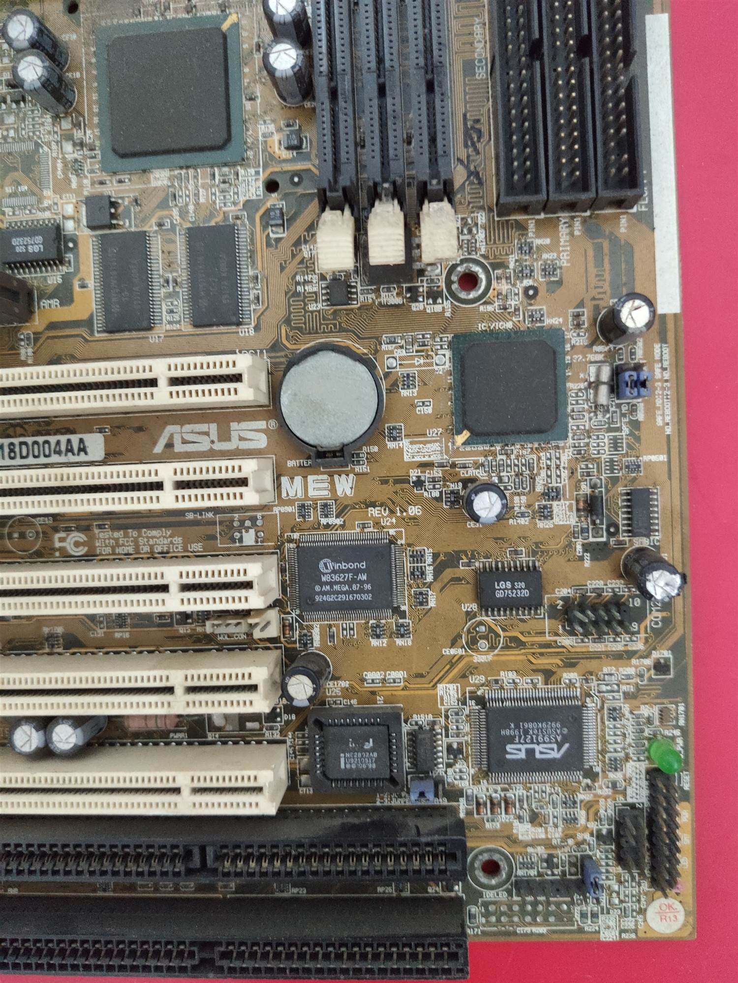 asus华硕 mew 工控设备机主板 2条isa插槽810集成显卡