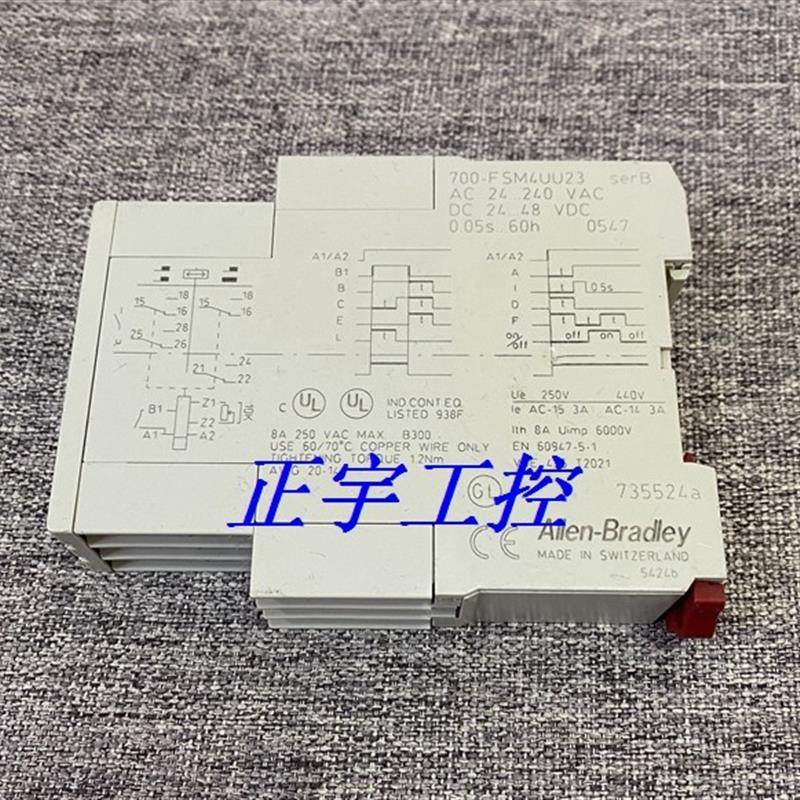 AB/Allen-Bradley 700-FSM4UU23 时间继电器 现货