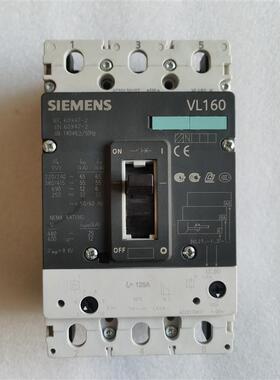 原装正品西门子塑壳断路器VL160N VL160L 160A可配带分厉MX和辅助